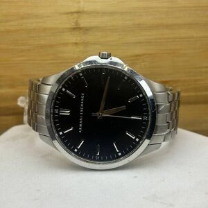 Armani Exchange AX Stainless Steel Quartz Wristwatch – Black Dial